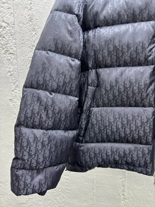 체인2호/디올 다크 무늬 로고 패딩 아우터