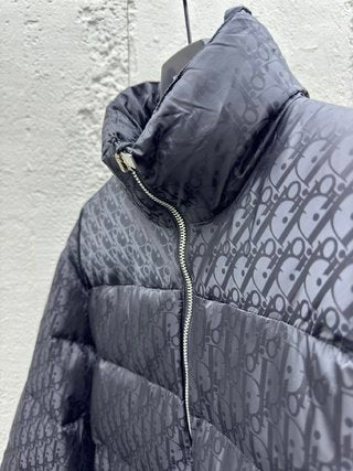 체인2호/디올 다크 무늬 로고 패딩 아우터