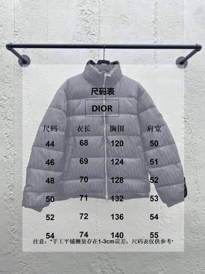 체인2호/디올 다크 무늬 로고 패딩 아우터