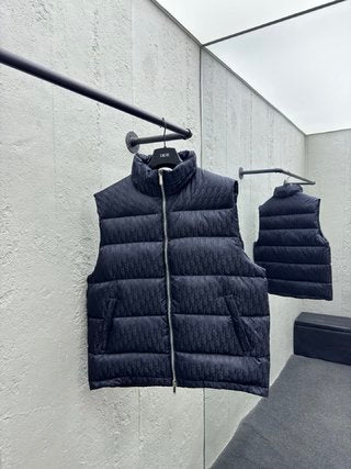 체인2호/디올 남성 다크 로고 패딩 조끼