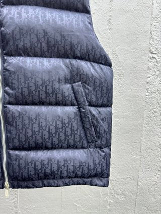 체인2호/디올 남성 다크 로고 패딩 조끼