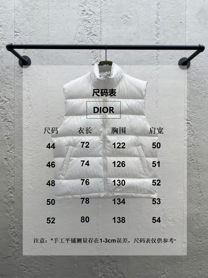 체인2호/디올 남성 다크 로고 패딩 조끼