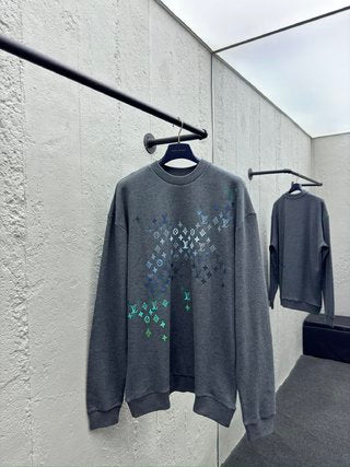 체인2호/루이비통 그라데이션 자수 라운드 맨투맨
