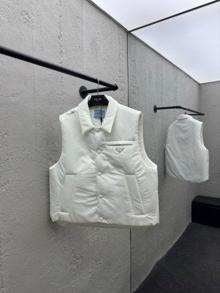 체인2호/프라다 터틀넥 나일론 면복 조끼