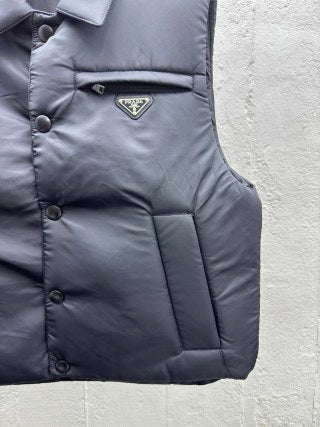 체인2호/프라다 터틀넥 나일론 면복 조끼