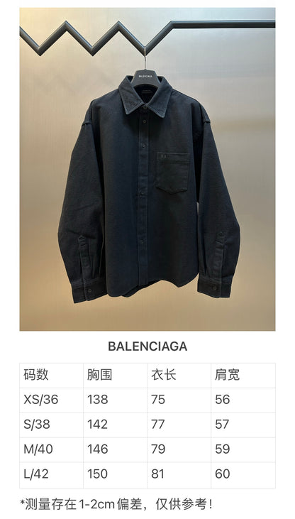 체인2호/발렌시아가 남성 제모 셔츠