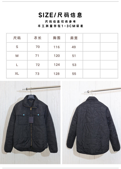 체인2호/루이비통 남성 체크 워싱 데님 재킷 코트