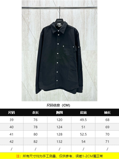 체인2호/디올 남성 24Fw 가슴 자수 셔츠 코트