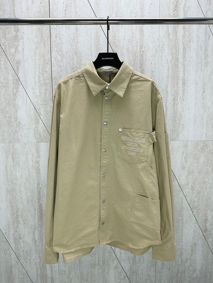 체인2호/디올 남성 24Fw 가슴 자수 셔츠 코트