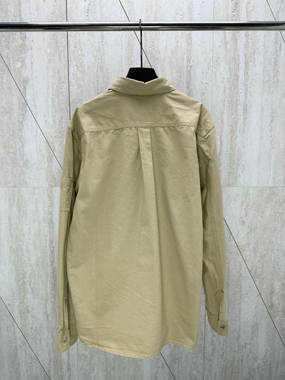체인2호/디올 남성 24Fw 가슴 자수 셔츠 코트