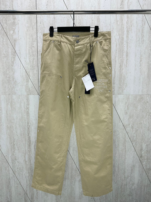 체인2호/디올 남성 24Fw 버클 자수 롱 팬츠
