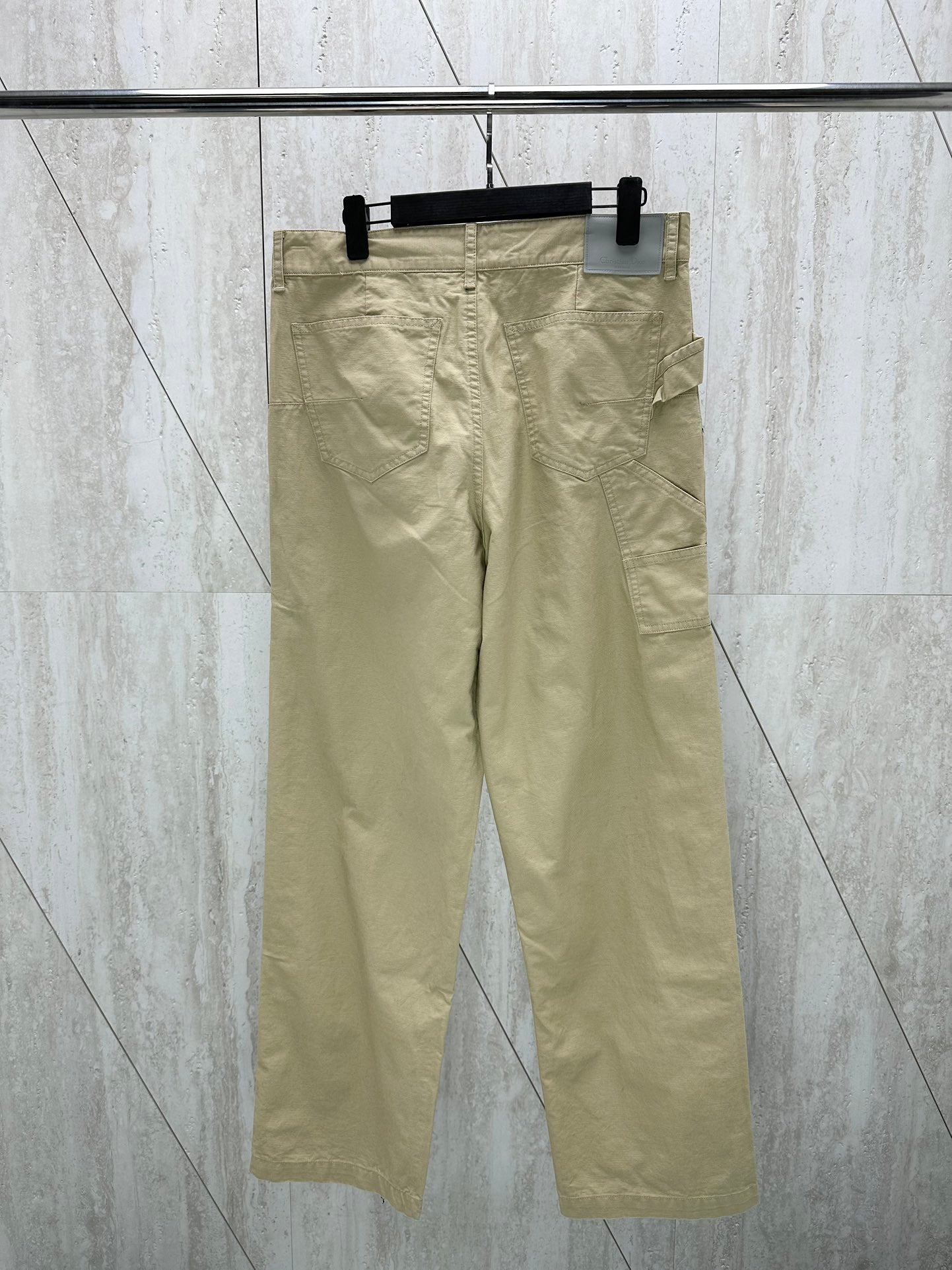 체인2호/디올 남성 24Fw 버클 자수 롱 팬츠