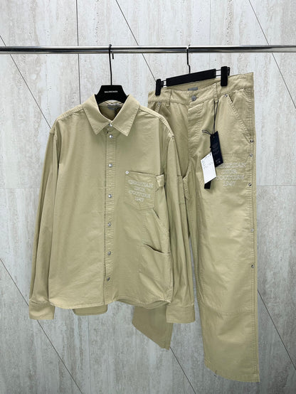 체인2호/디올 남성 24Fw 버클 자수 롱 팬츠