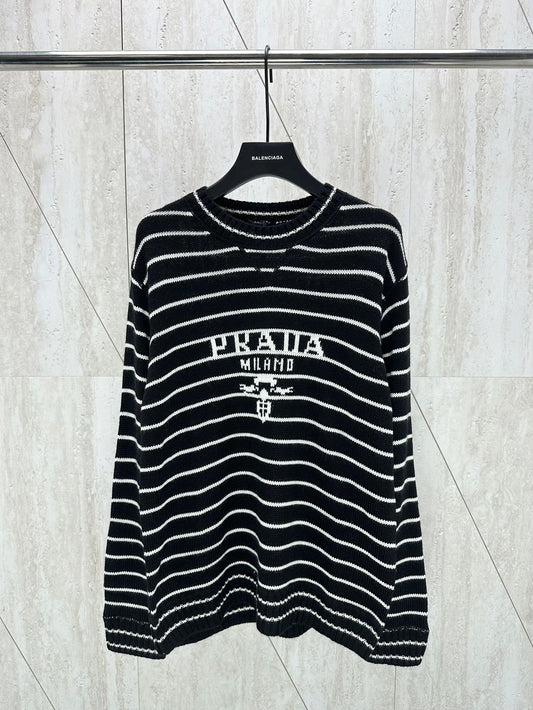 체인2호/프라다 남성 24Fw 라인 스웨터