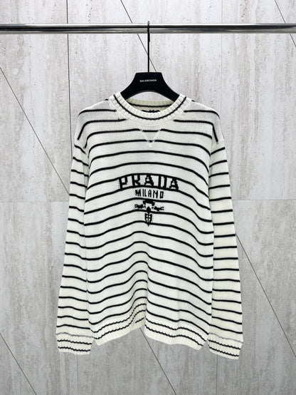 체인2호/프라다 남성 24Fw 라인 스웨터