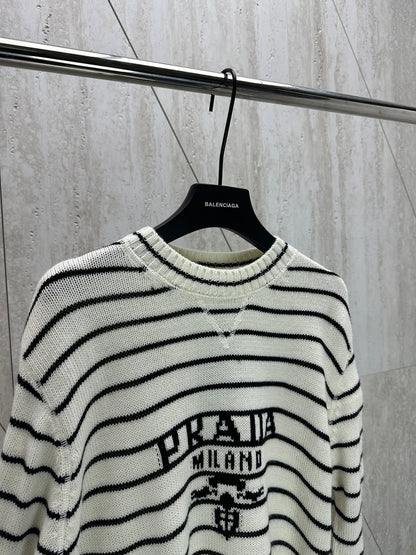 체인2호/프라다 남성 24Fw 라인 스웨터