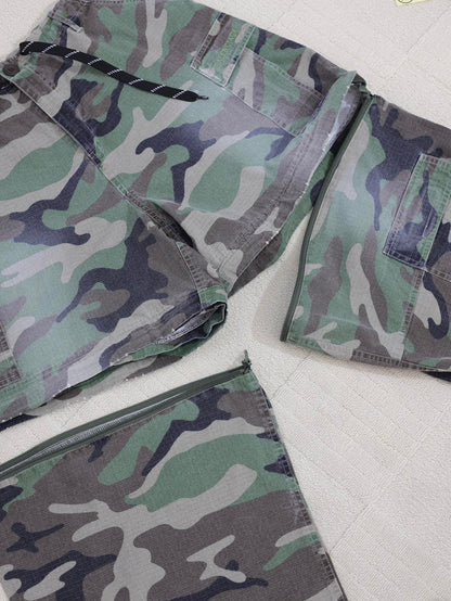 체인2호/발렌시아가 남성 신상 위장 구조 조립 작업복 긴 바지