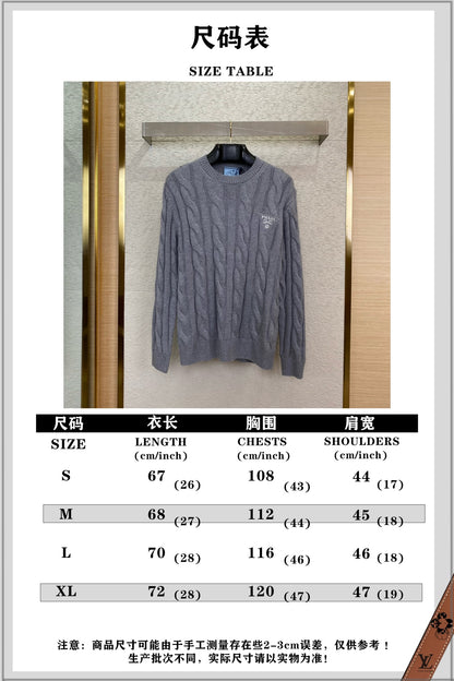 체인2호/프라다 남성 프린트 스웨터