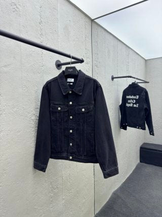 체인2호/셀린느 남성 자수 알파벳 데님 재킷