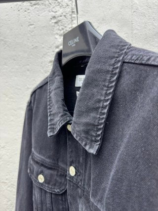 체인2호/셀린느 남성 자수 알파벳 데님 재킷