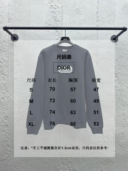체인2호/디올 남성 자수 로고 맨투맨