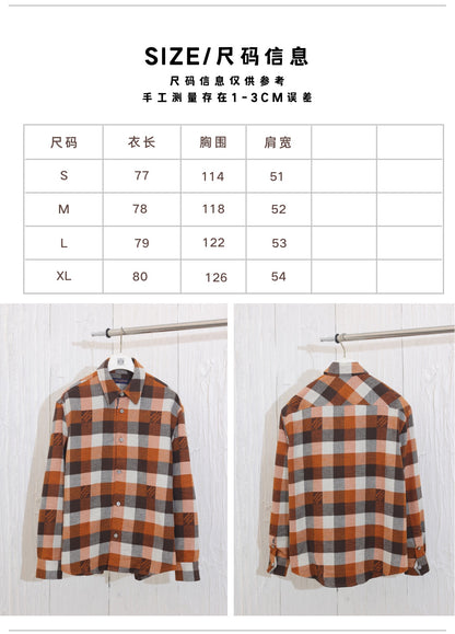 체인2호/루이비통 남성 체크무늬 긴팔 셔츠