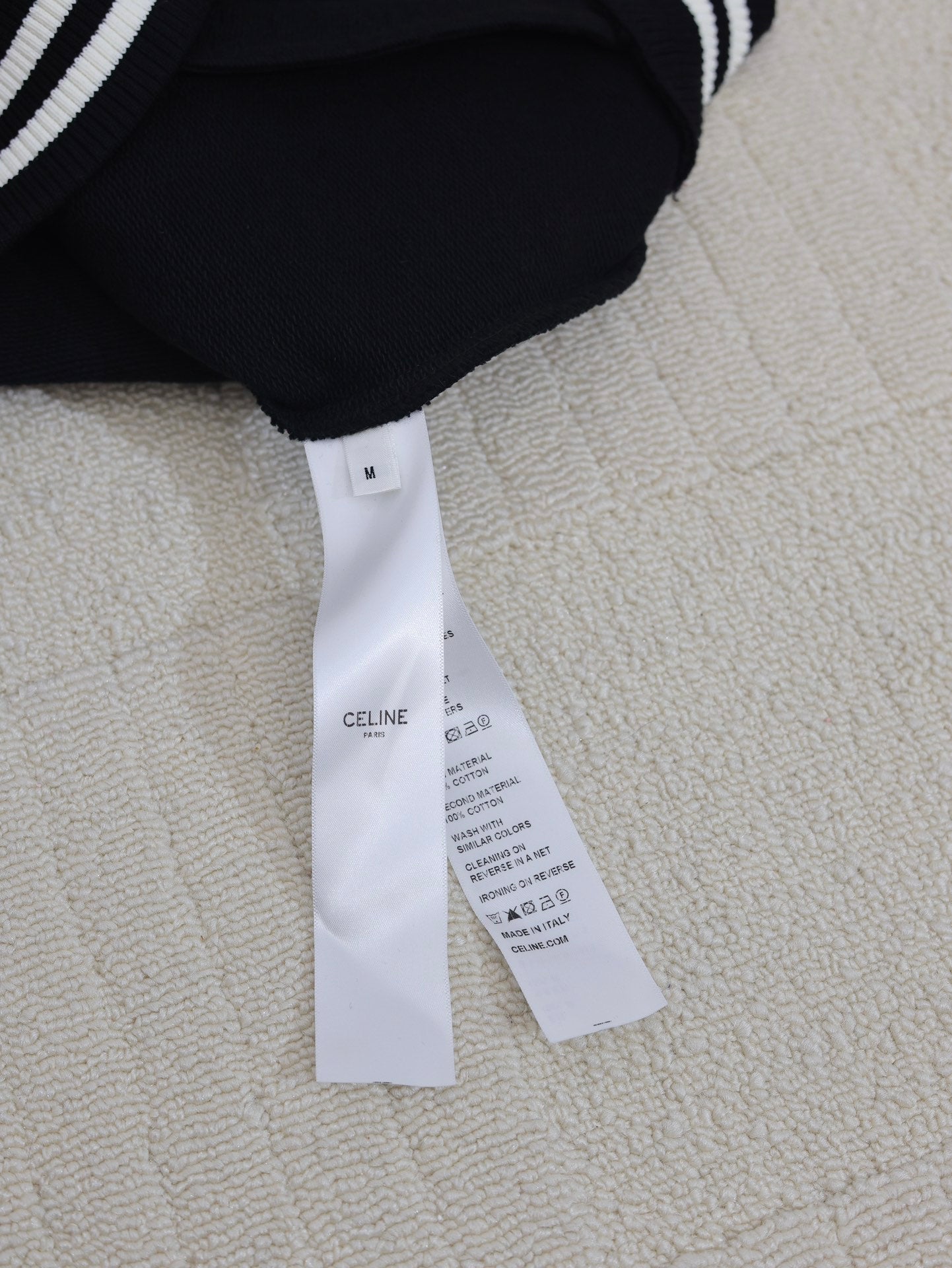 체인2호/셀린느 남성 알파벳 스티커 자수 배색 재킷 코트