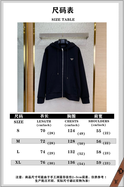 체인2호/프라다 남성 삼각표 후드 코트
