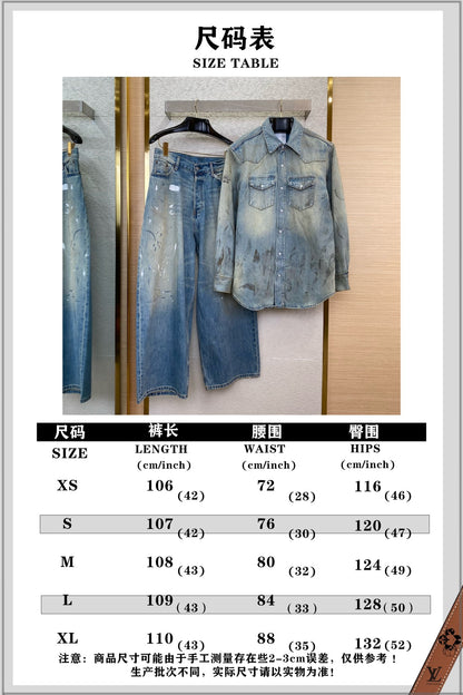 체인2호/아크네스튜디오 남성 데님 바지