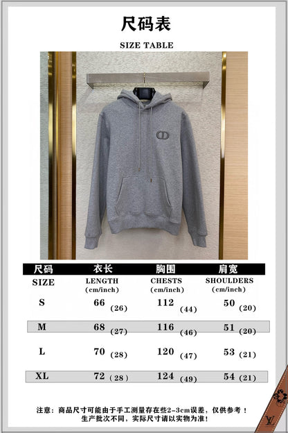 체인2호/디올 남성 로고 자수 후드