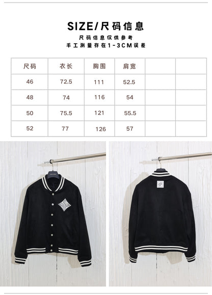 체인2호/루이비통 남성 블랙 양가죽 스웨이드 재킷