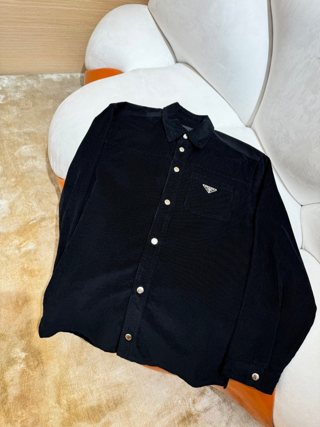 체인2호/프라다 남성 코듀로이 코트