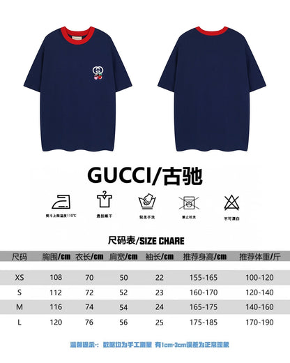 체인2호/구찌 남여 앵두 자수 반팔