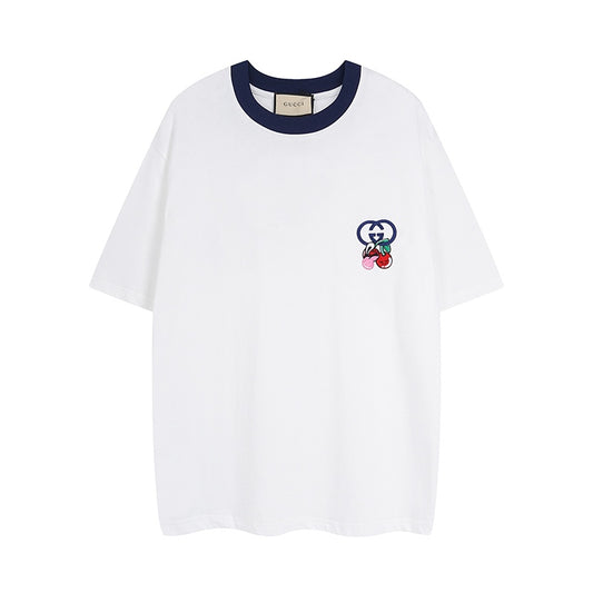 체인2호/구찌 남여 앵두 자수 반팔