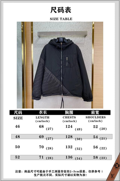 체인2호/펜디 남성 양면 후드 코트
