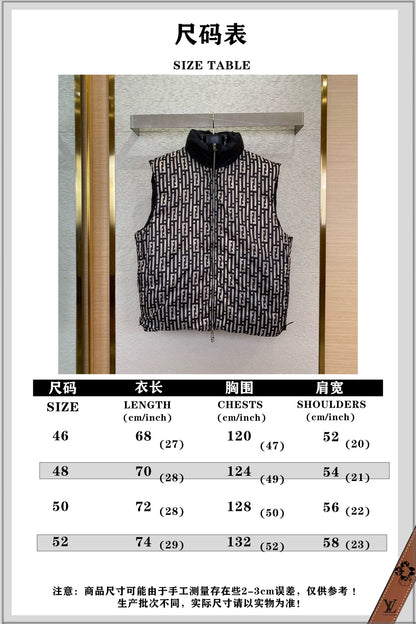 체인2호/펜디 남성 양면 패딩 조끼