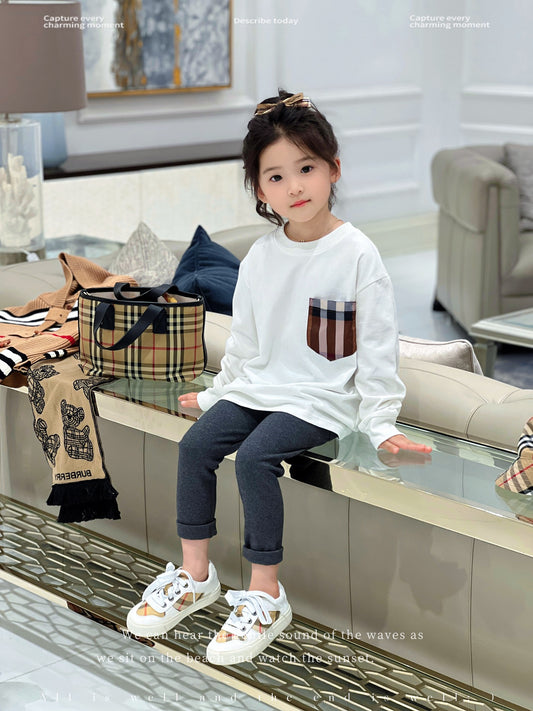 AA/버버리 아동 긴팔 티셔츠