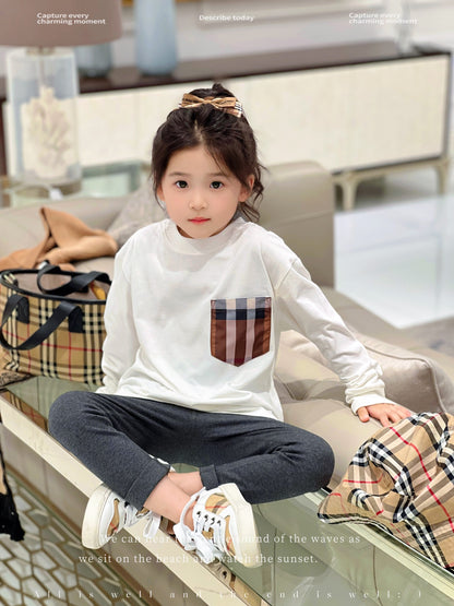 AA/버버리 아동 긴팔 티셔츠