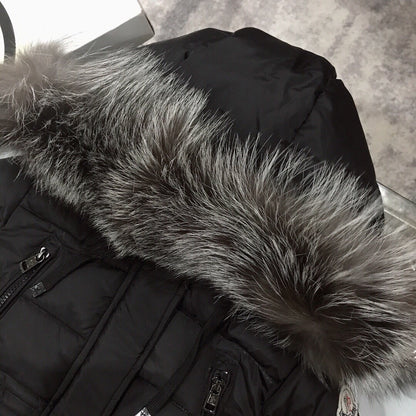 AA/몽*레어 아동 털넥 패딩 블랙
