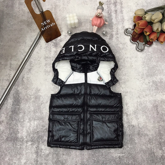 AA/몽*레어 아동 조끼 패딩 블랙