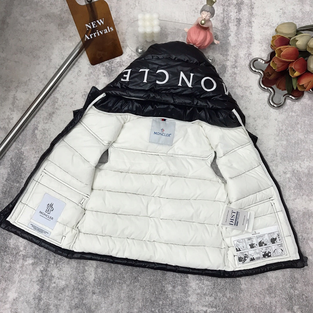 AA/몽*레어 아동 조끼 패딩 블랙
