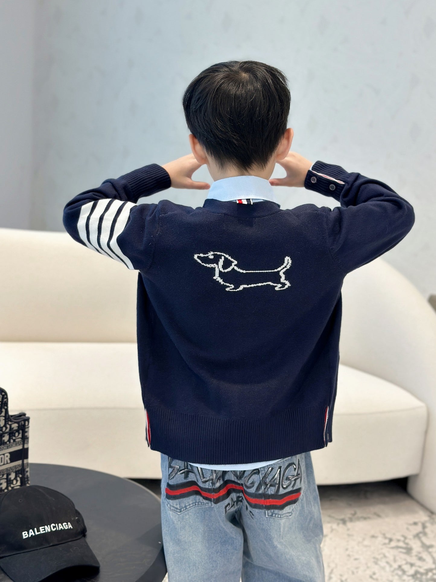 AA/톰브라운 아동 니트 가다건