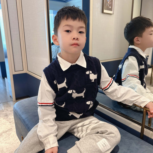 AA/톰브라운 아동 니트 조끼