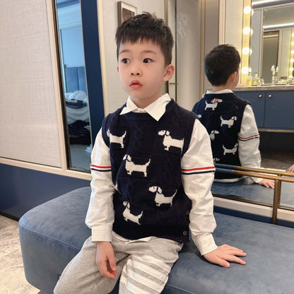 AA/톰브라운 아동 니트 조끼