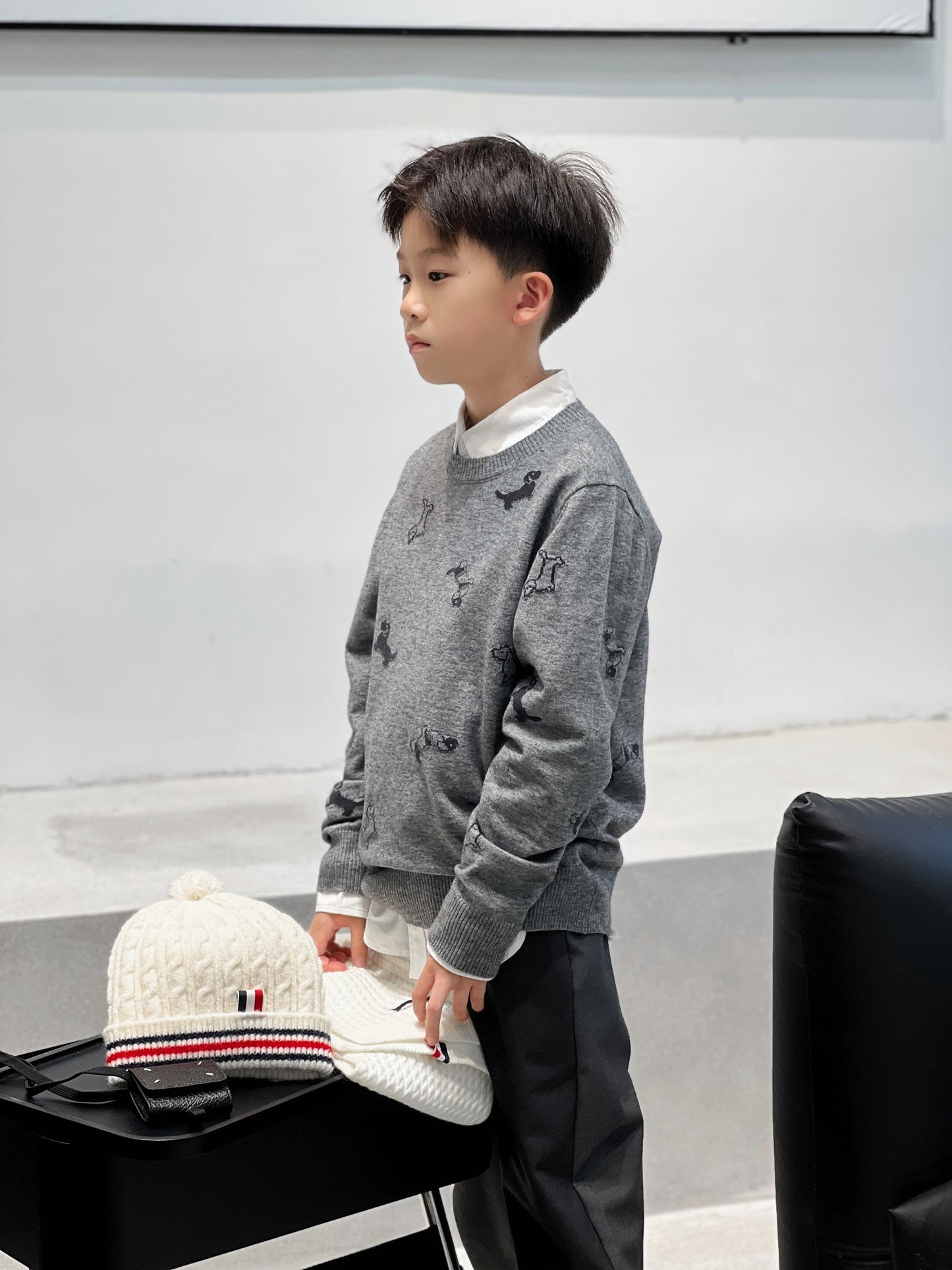 AA/톰브라운 아동 강아지 스웨터
