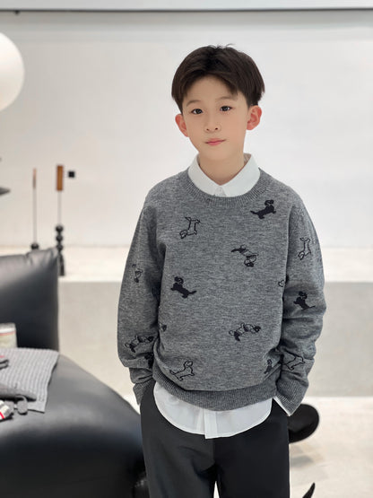AA/톰브라운 아동 강아지 스웨터
