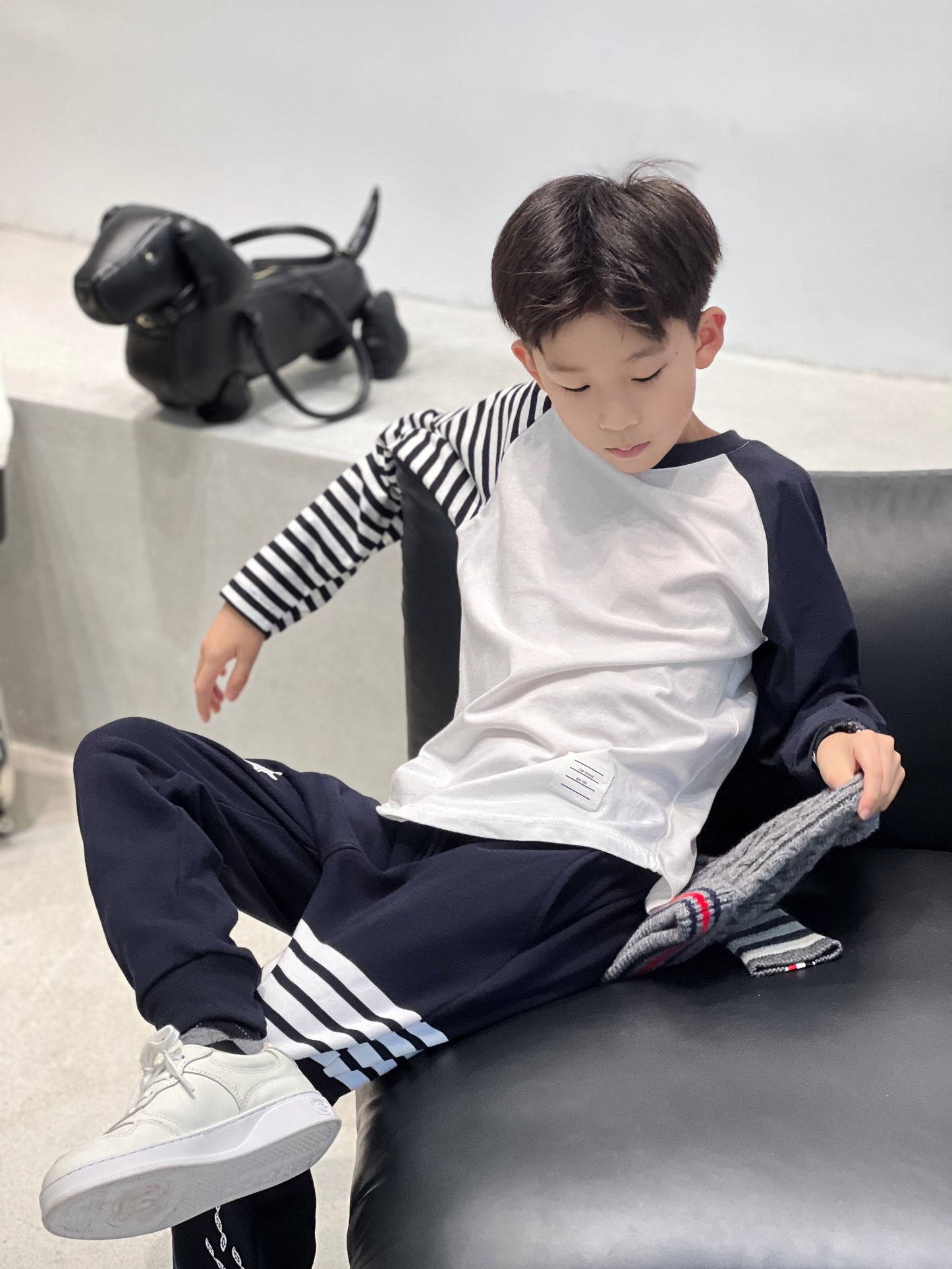 AA/톰브라운 아동 긴팔 티셔츠