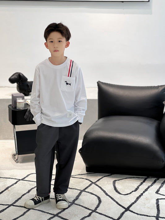 AA/톰브라운 아동 긴팔 티셔츠