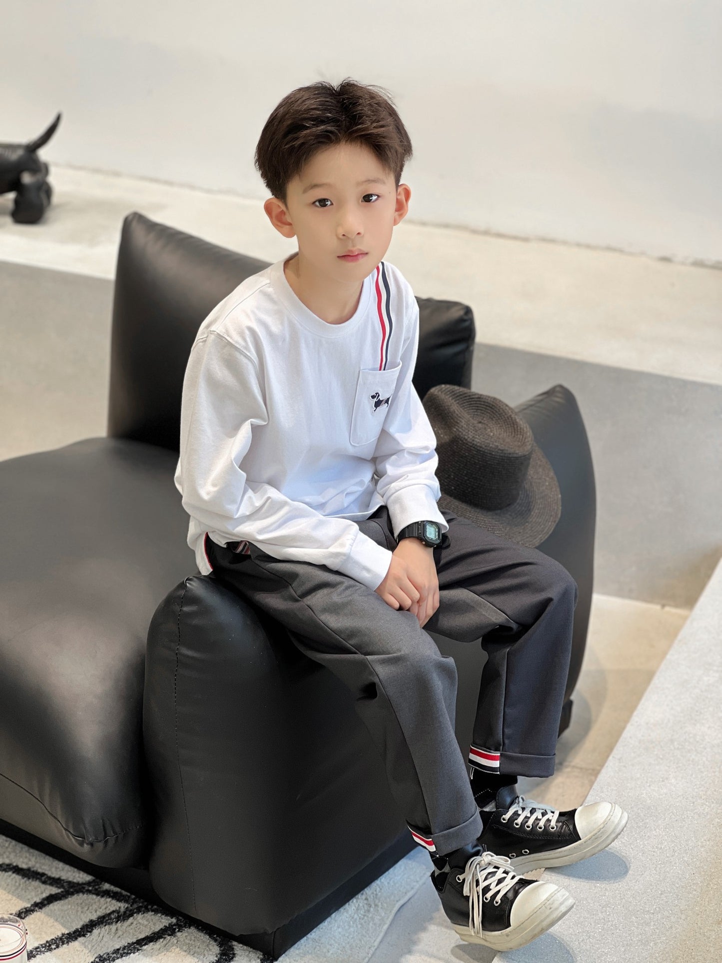 AA/톰브라운 아동 긴팔 티셔츠