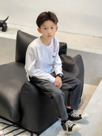 AA/톰브라운 아동 긴팔 티셔츠